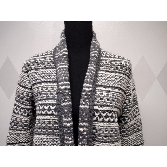 RuffHewn open front wool blend cardigan - Picture 3 of 10